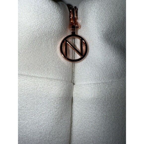 Nookie Viva 2 Way Mini Dress Ivory Cream Halter Bodycon Back Zip NWT XS $299 MSR - Picture 6 of 14